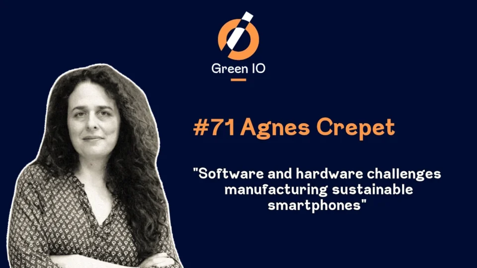 A thumbnail, featuring a woman with long dark hair, smiling, accompanied by the text 'Agnes Crepet'.